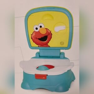 New!! Sesame Street Elmo Potty Seat - Blue and Yellow